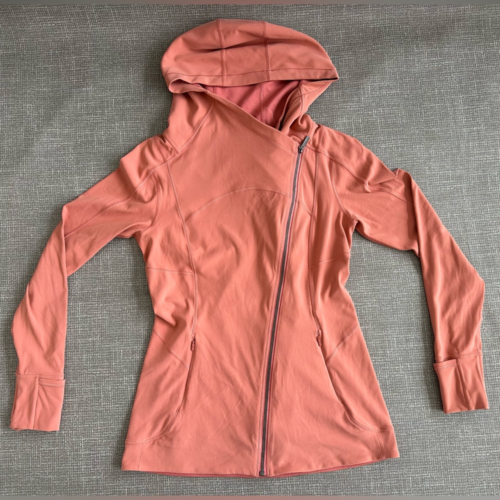 Every Journey Hoodie Coral Salmon Pink Sz 10 - Picture 9 of 16